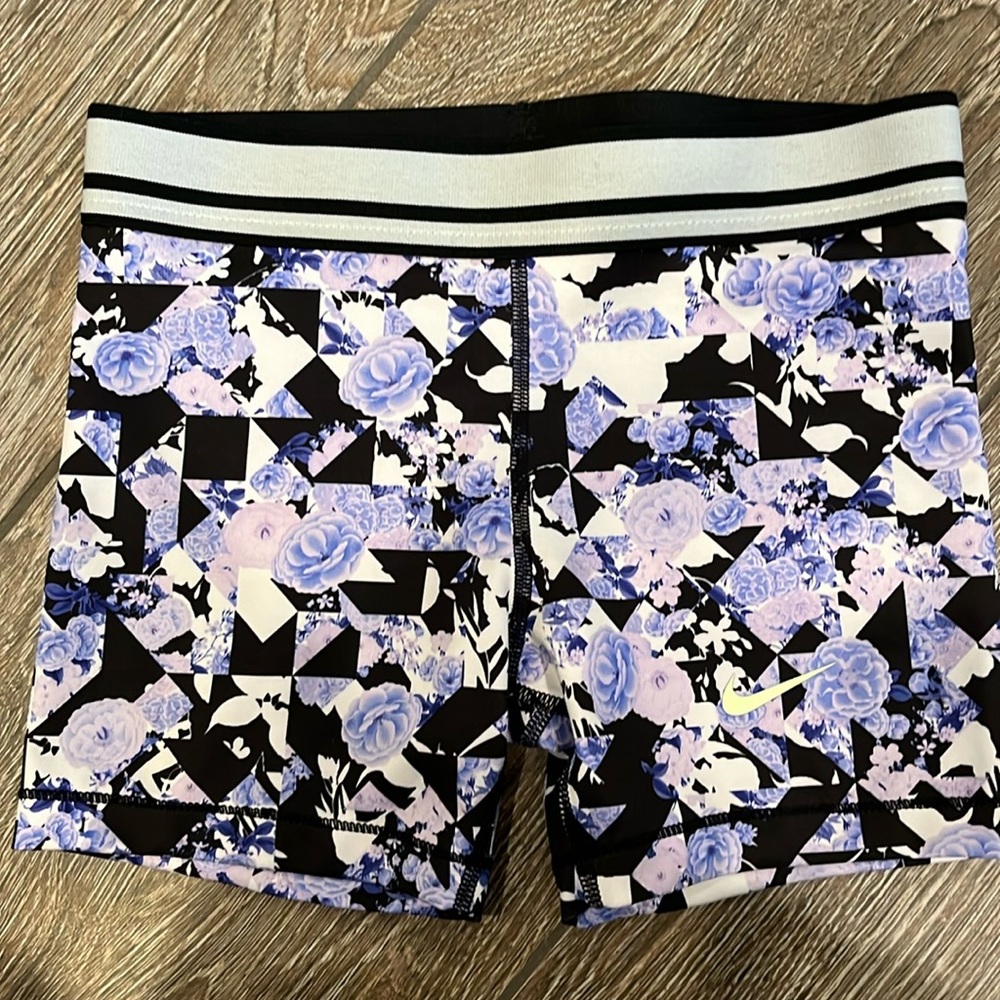 Nike Floral Print Bike Shorts